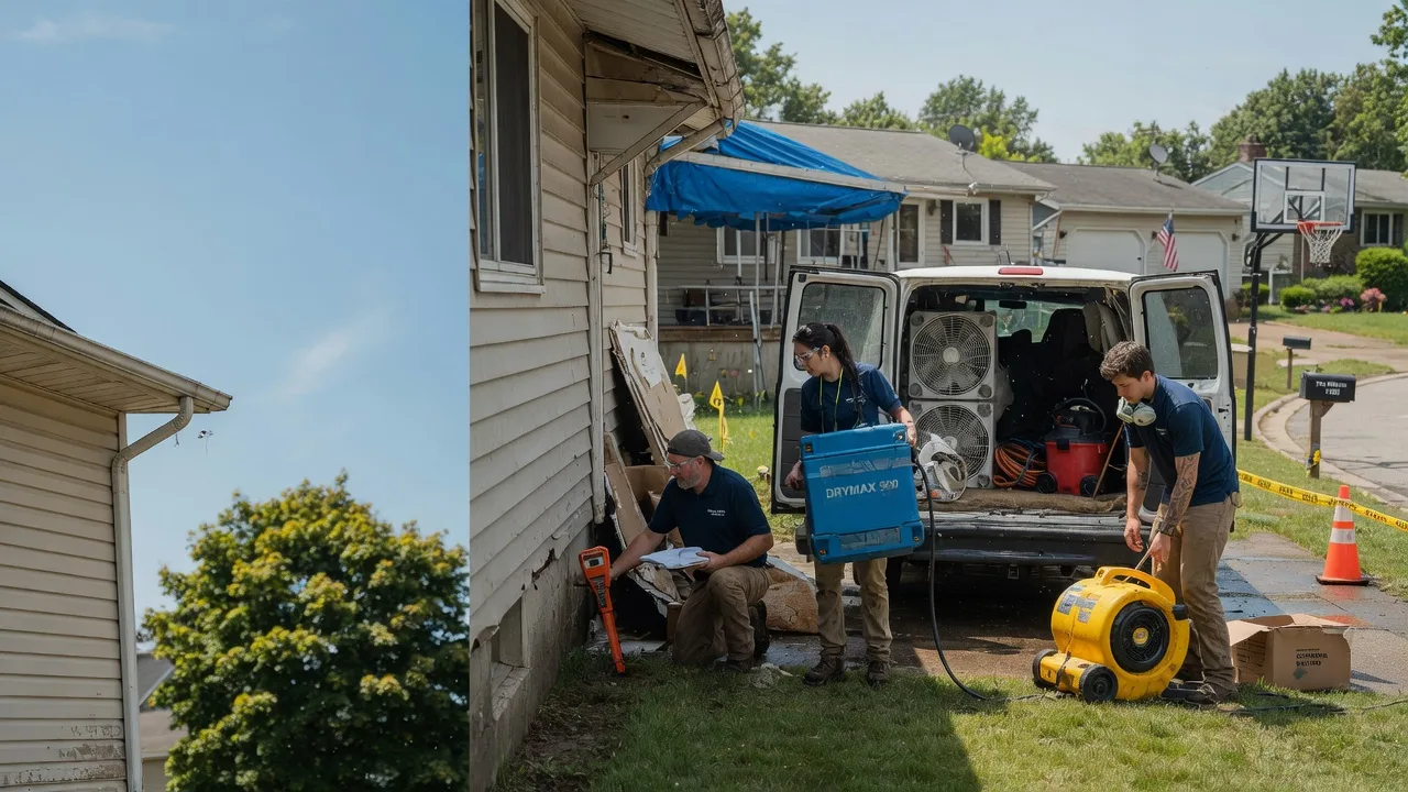Ceiling Leak Cleanup in Reading, MN near me
